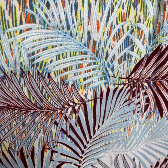 Anthropologie Fig and Flower Tropical Floral Print Tunic Dress Women's Size XL - Picture 9 of 13